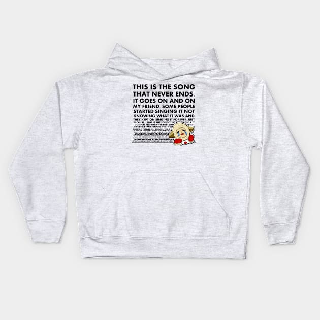 The Song That Never Ends Kids Hoodie by ChePanArt